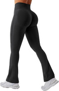 Mini Flare Leggings Womens Workout 28in or 30in Inseam - Butt Lifting