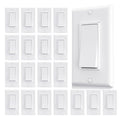 3 Way Decorative Light Switch 15A 120/277V - Decora Paddle (20 Pack)