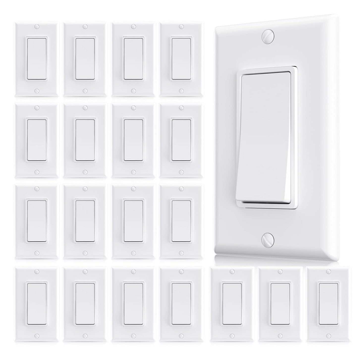 AIDA 3 Way Decorative Light Switch for Modern Home and Office
