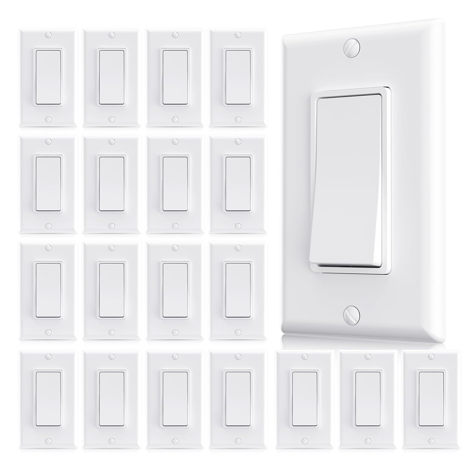 AIDA 3 Way Decorative Light Switch for Modern Home and Office