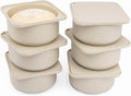 Pizza Dough Proofing Silicone Containers Set of 6 - Make 12ft Pizzas