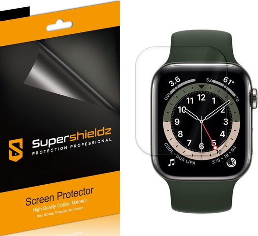 3 Pack Clear TPU Apple Watch SE/Series 6/5/4 44mm Screen Protector