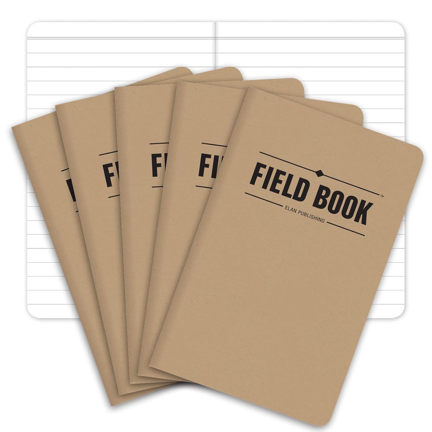 Compact Lined Kraft Field Notebook by Elan Publishing Co.
