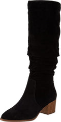 Tall Block Heel Boots with Memory Foam - Comfortable All-Day Wear