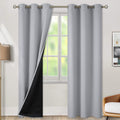 Blackout Curtains 100% Light Blocking 2 Panels - Thermal Insulated