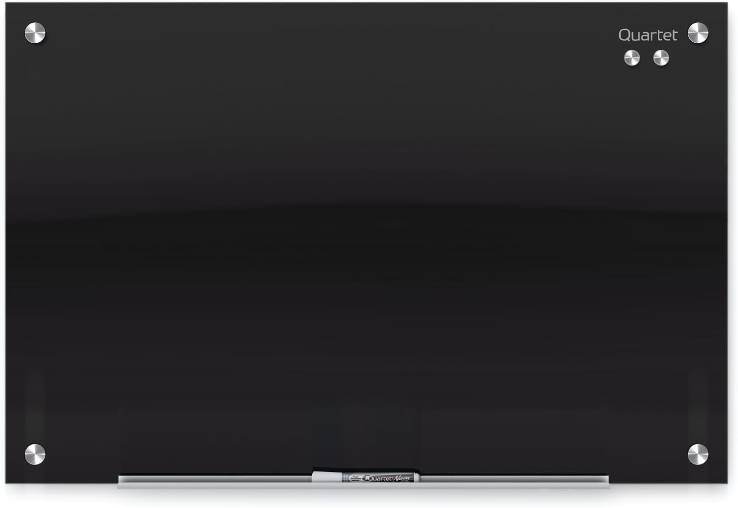 Quartet Glass Whiteboard 48in x 36in Magnetic Dry Erase Board