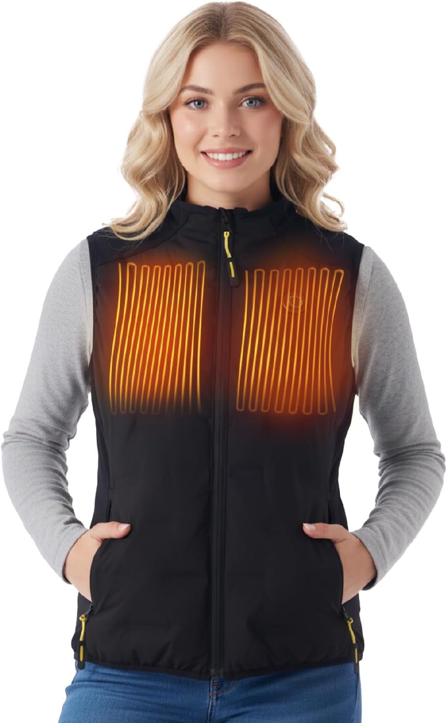InoKraft Heated Vest for Women - Lightweight Quilted Comfort