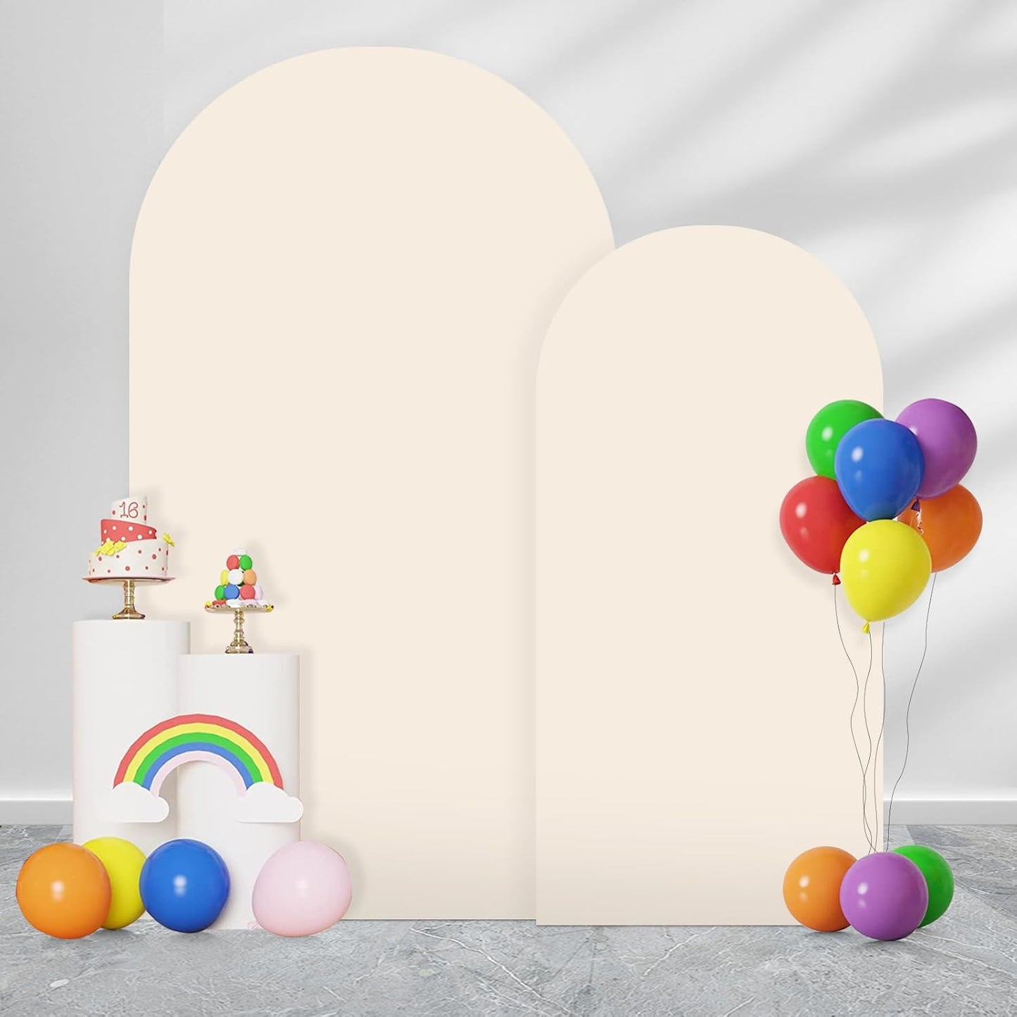 Stretchy Arch Backdrop Cover Set for Weddings and Parties