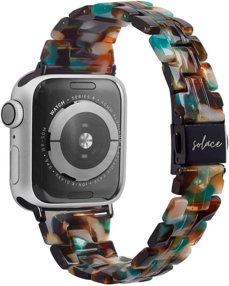 Universal Fit Slim Matte Resin Watch Band for Apple Watch Users