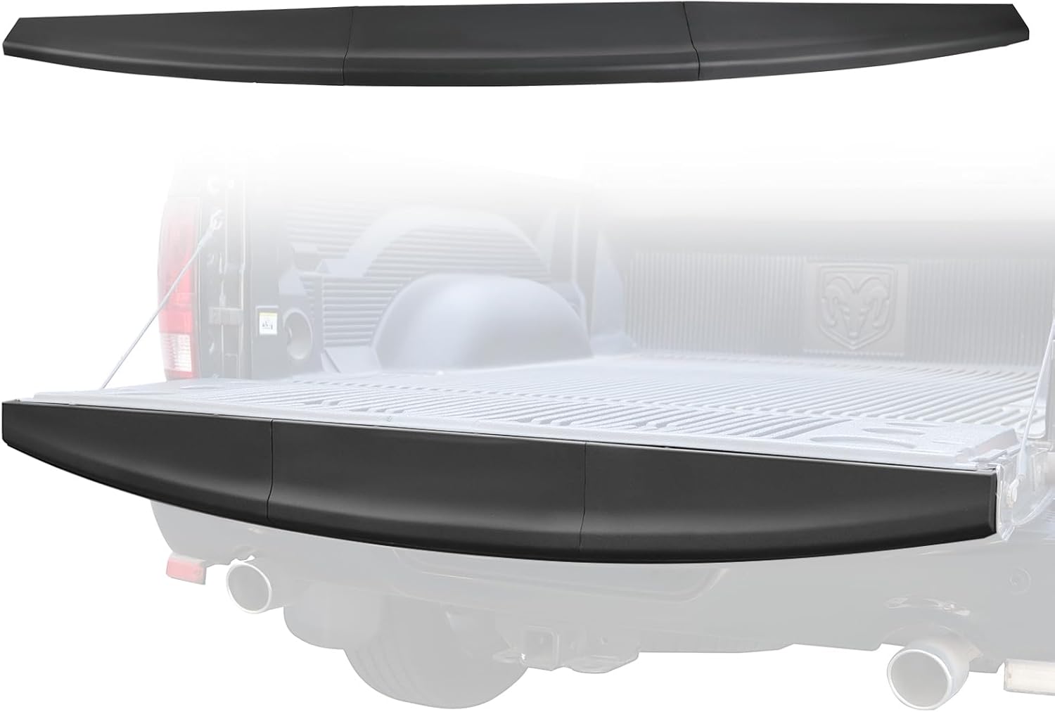Combined Tailgate Cap Spoiler Molding Cover for Dodge Ram