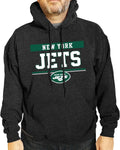 New York Jets Charcoal Gameday Hooded Sweatshirt - Warm, True Fit
