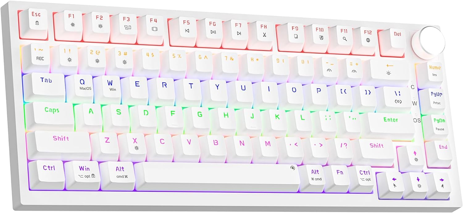 Newmen GM326 75% Gaming Keyboard: Hot Swappable & Compact