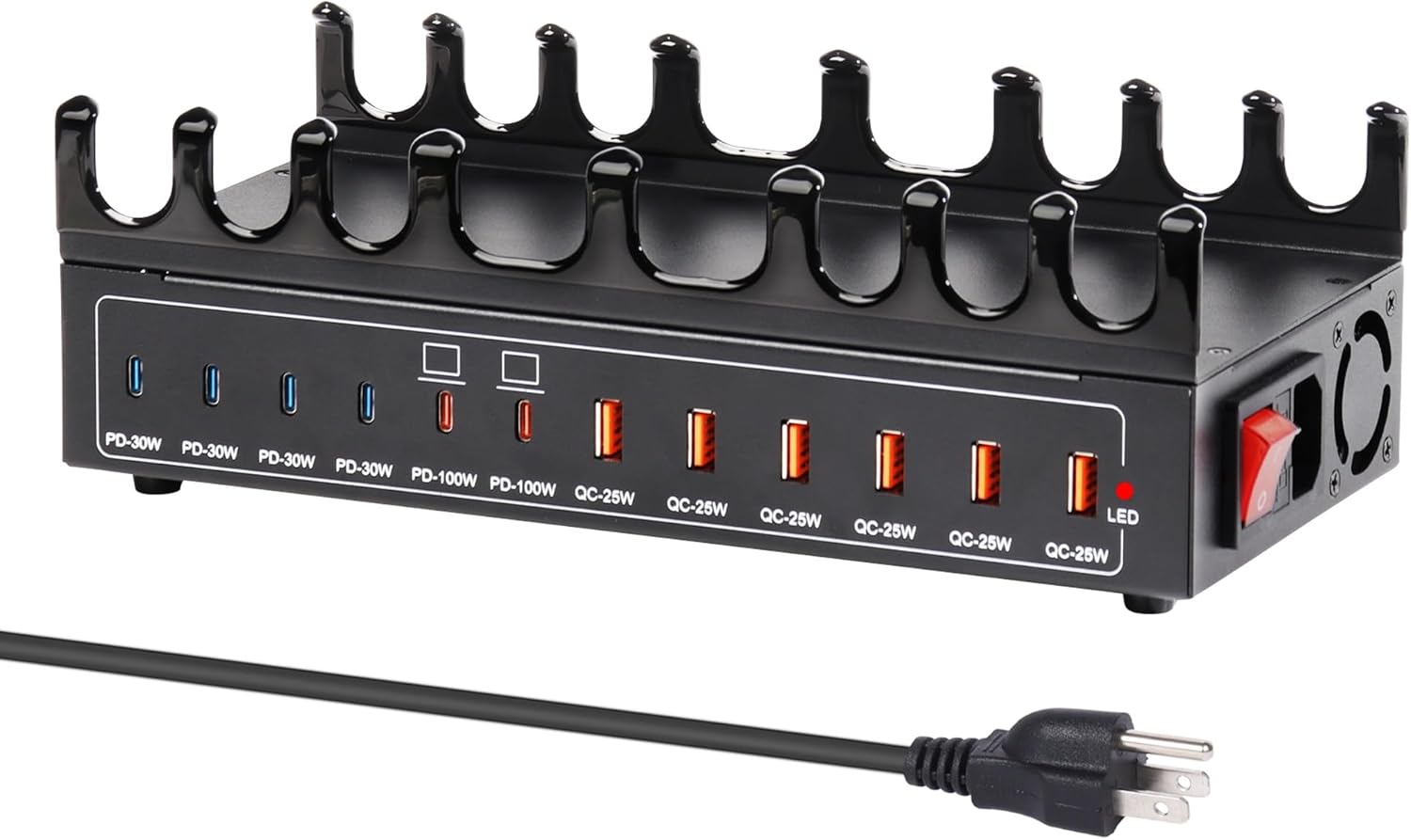 470W Charging Station for Multiple Devices - Fast Charger Dock