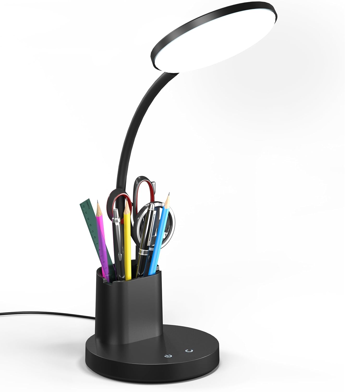 Vicsoon LED Desk Lamp: 3 Color Modes, Dimmable Light & 360 Adjustable Arm