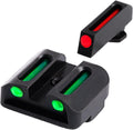 TRUGLO Fiber-Optic Handgun Night Sight Red Front Green Rear - High