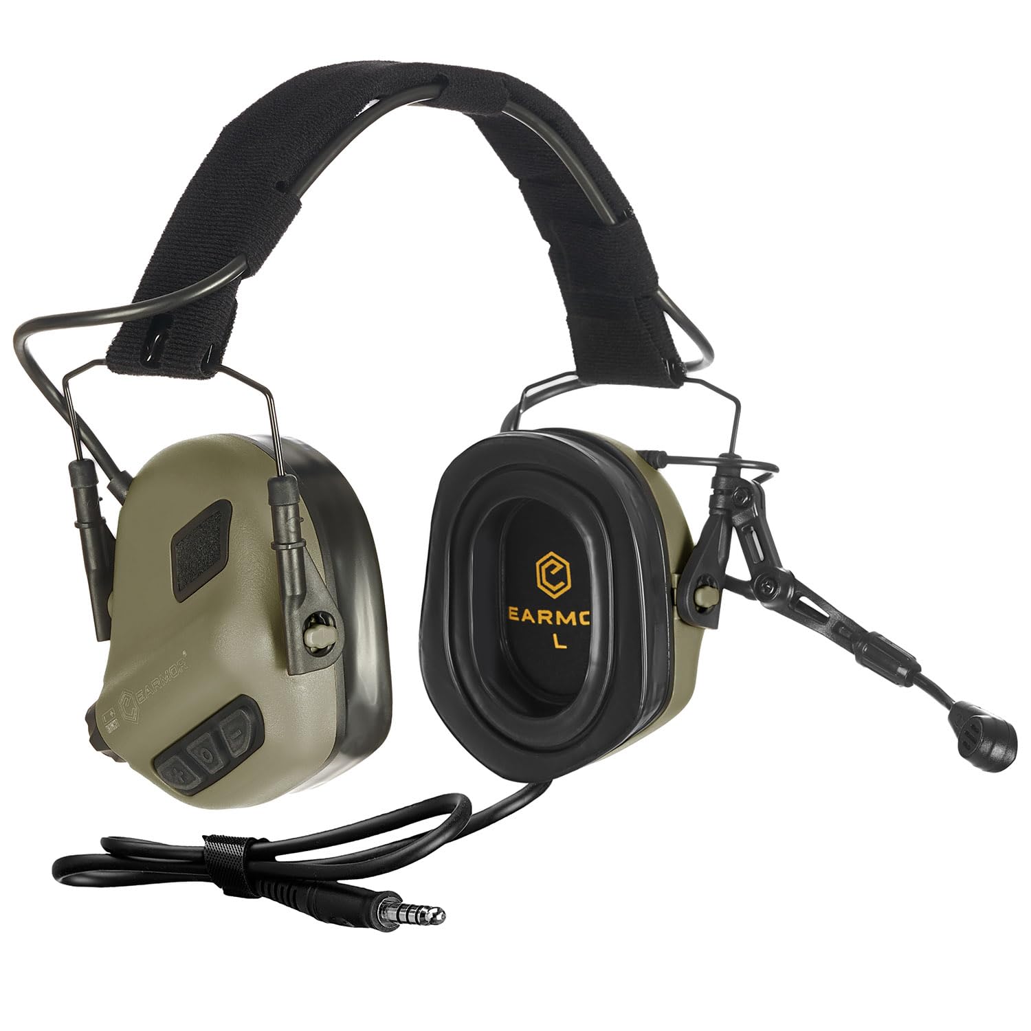 M32 PLUS Tactical Headset - Noise Canceling Earmuffs for Hunting