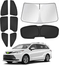 Sunshades for 2021-2026 Toyota Sienna - Full Window Privacy & Heat