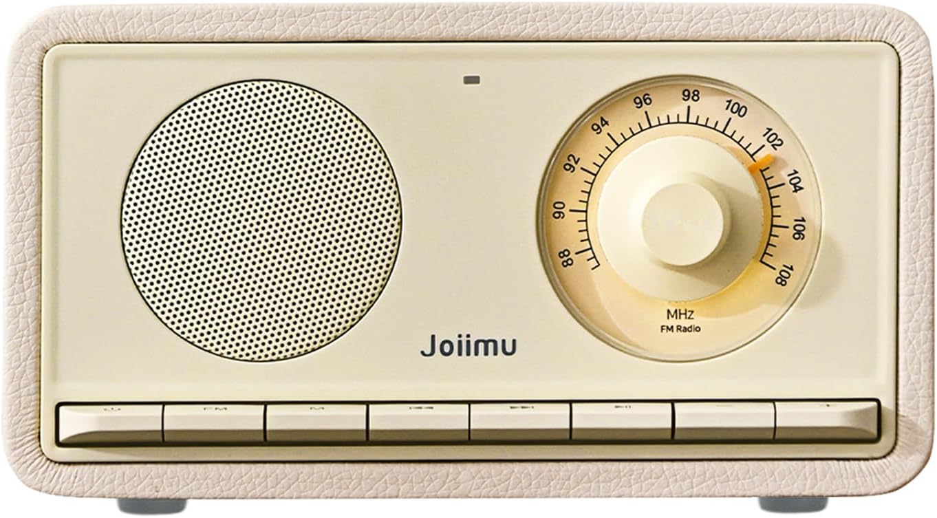 Portable FM Radio Bluetooth Speaker with Rechargeable Battery