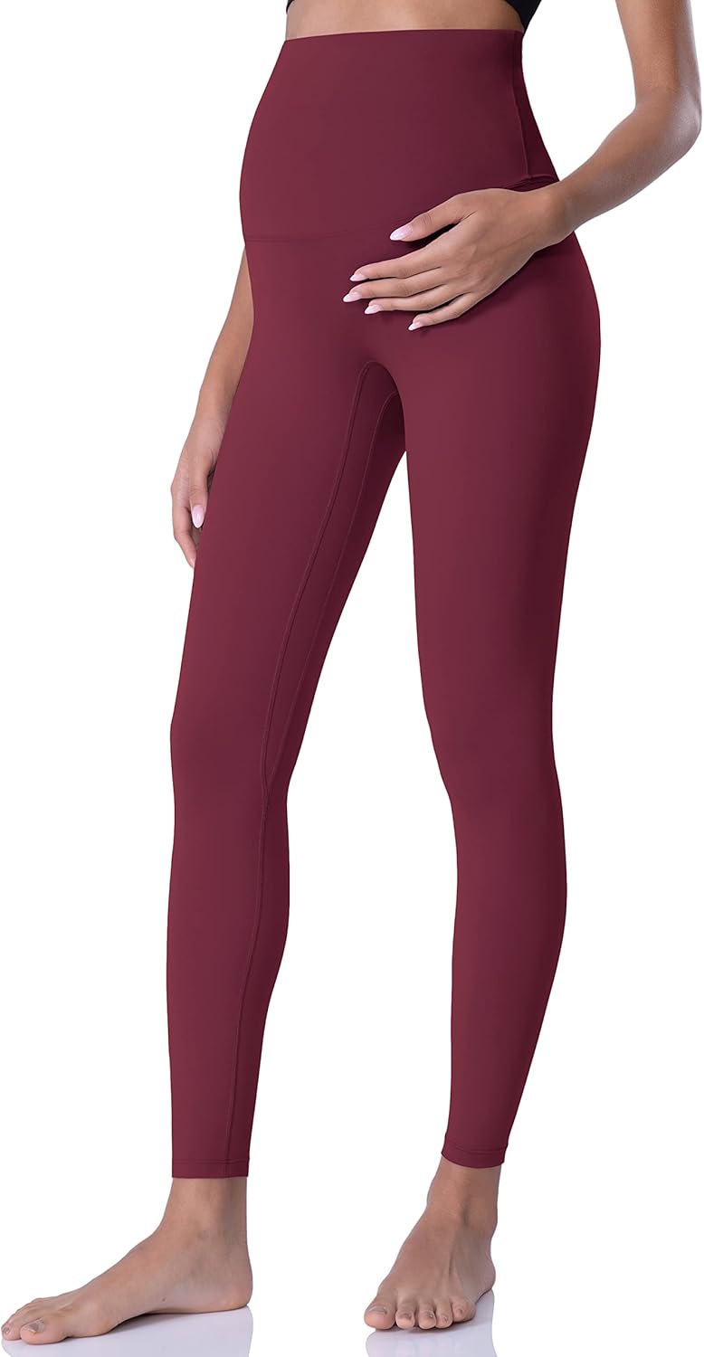 Maternity Leggings Over The Belly for Active Women by POSHDIVAH