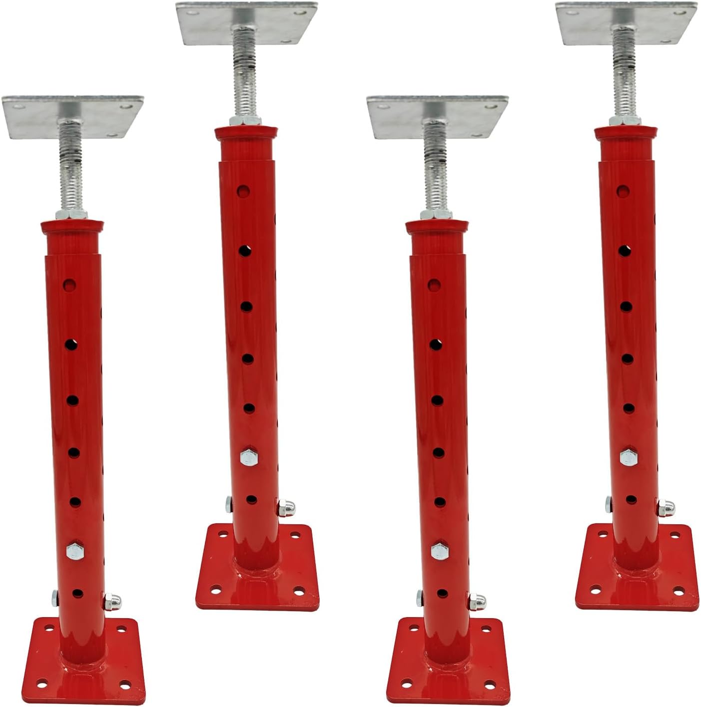 4 PCS Basement Floor Jack for Leveling with Adjustable Height