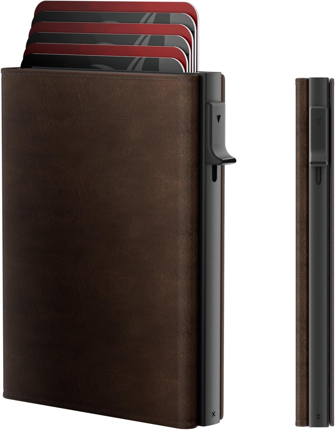 Mens Wallet Card Holder - Smart Pop Up Case for Men, RFID Blocking
