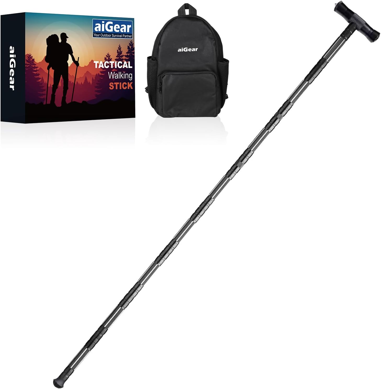 Ultra-Light Trekking Poles - aiGear CNC Black