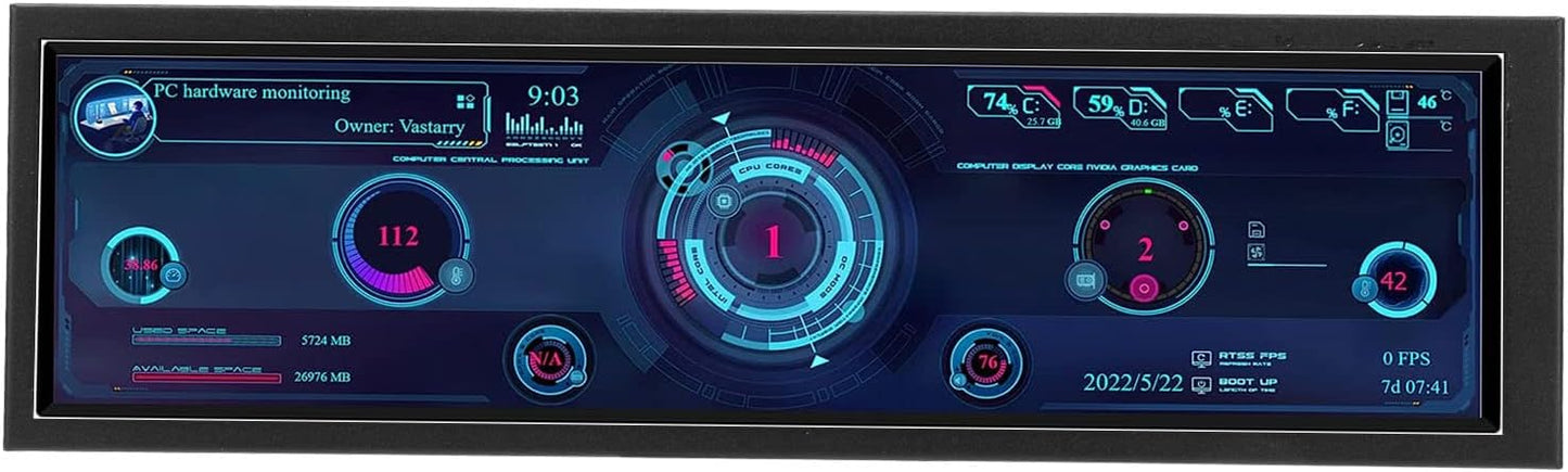 8.8 External Temp Monitor: Track PC Data Easily!
