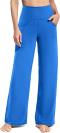 Promover Wide Leg Yoga Pants with Pockets - Stretchy Lounge