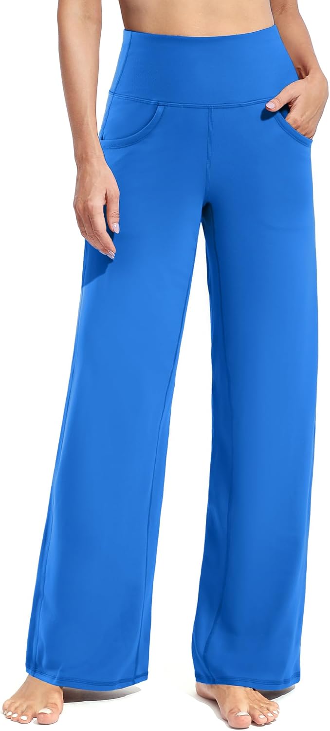 Promover Wide Leg Pants for Women - Comfortable Yoga Pants