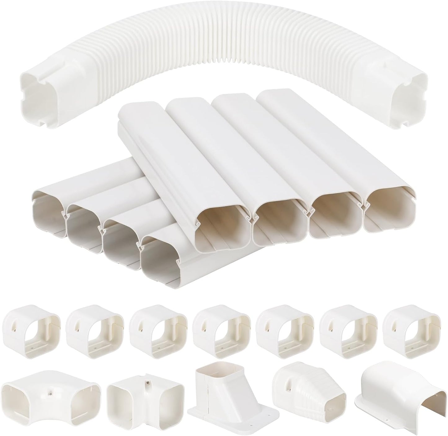 Hide Unsightly HVAC Lines with KLOLKUTTA Mini Split Cover Kit