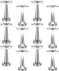 Silver Cordless Table Lamp LED Rechargeable Touch Sensor - Portable