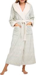 Alexander Del Rossa Womens Robe Long Plush Hooded Bathrobe - Extra 2