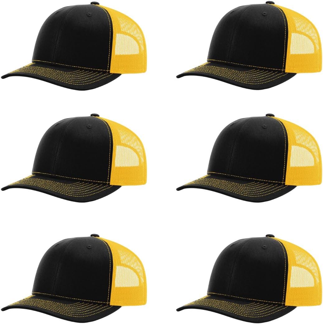 Richardson 112 Classic Six-Panel Adjustable Snapback Trucker Cap