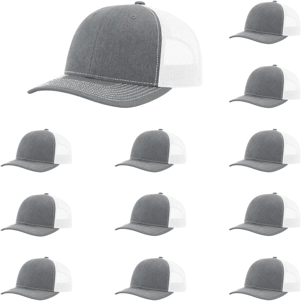 Richardson 112 Classic Six-Panel Adjustable Snapback Trucker Cap