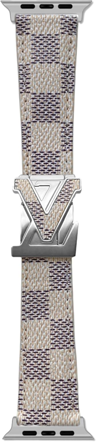 Premium Genuine Leather Apple Watch Band - Magnetic Strap for All