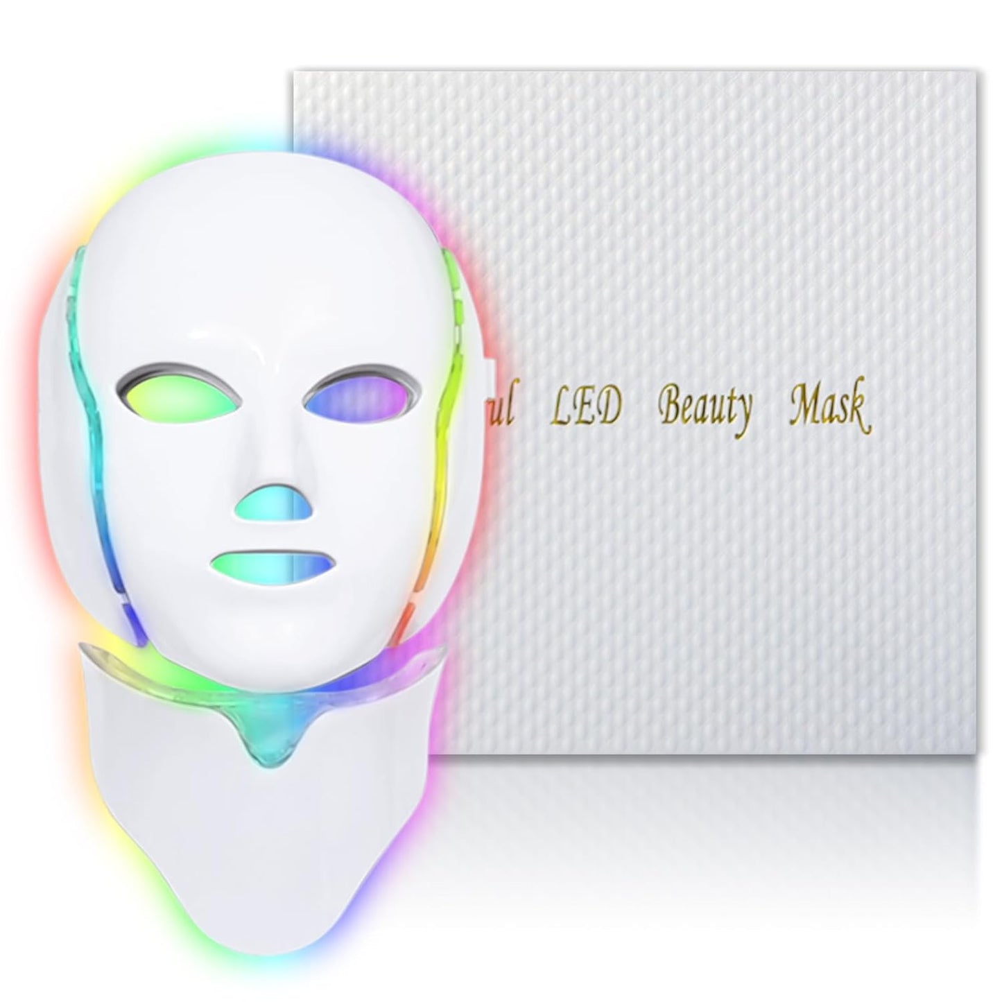 Red Light Therapy for Face with 7 Colors LED Mask for Home Use