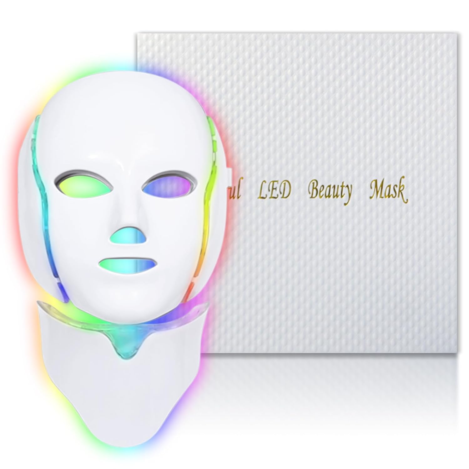 Red Light Therapy for Face with 7 Colors LED Mask for Home Use