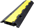 Rubber Cable Ramp 2 Channel 39.37in x 9.84in - Heavy Duty Cable