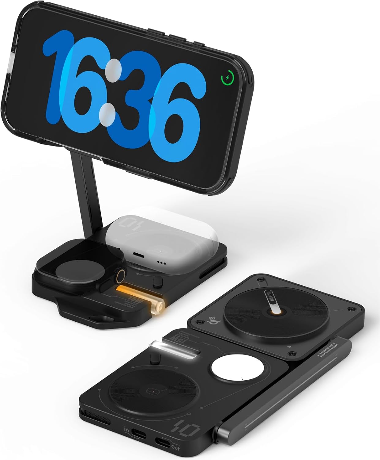 Aulumu M01 4-in-1 Wireless Charging Station for iPhone 16
