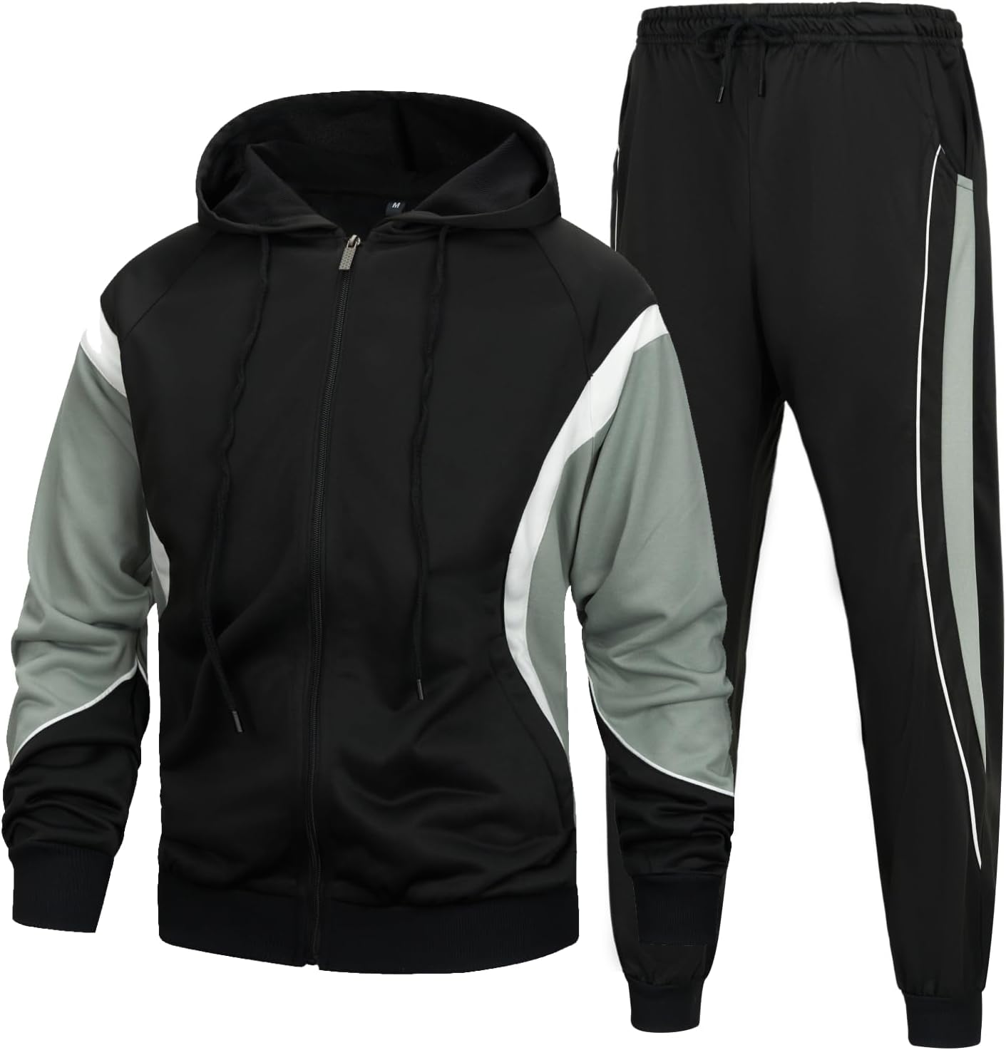 MANTORS Men's Hooded Athletic Tracksuit for Casual Comfort