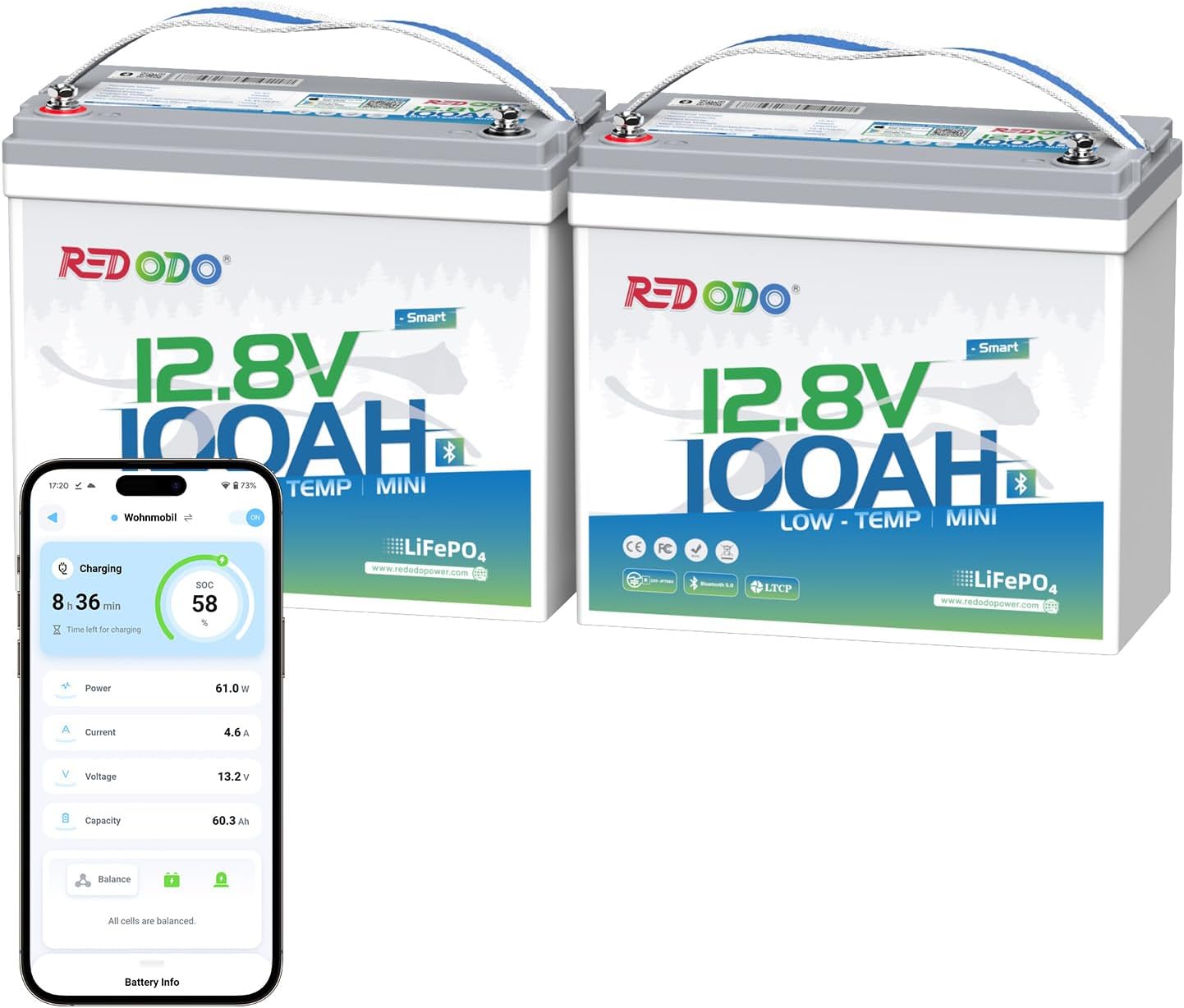 Redodo 12V 100Ah Smart Mini Bluetooth LiFePO4 Battery Review