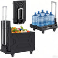 VECELO Foldable Shopping Cart with Wheels - Collapsible 23 GAL