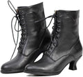 Victorian Boots for Women - Witch Pirate Renaissance Mid-Calf Heels