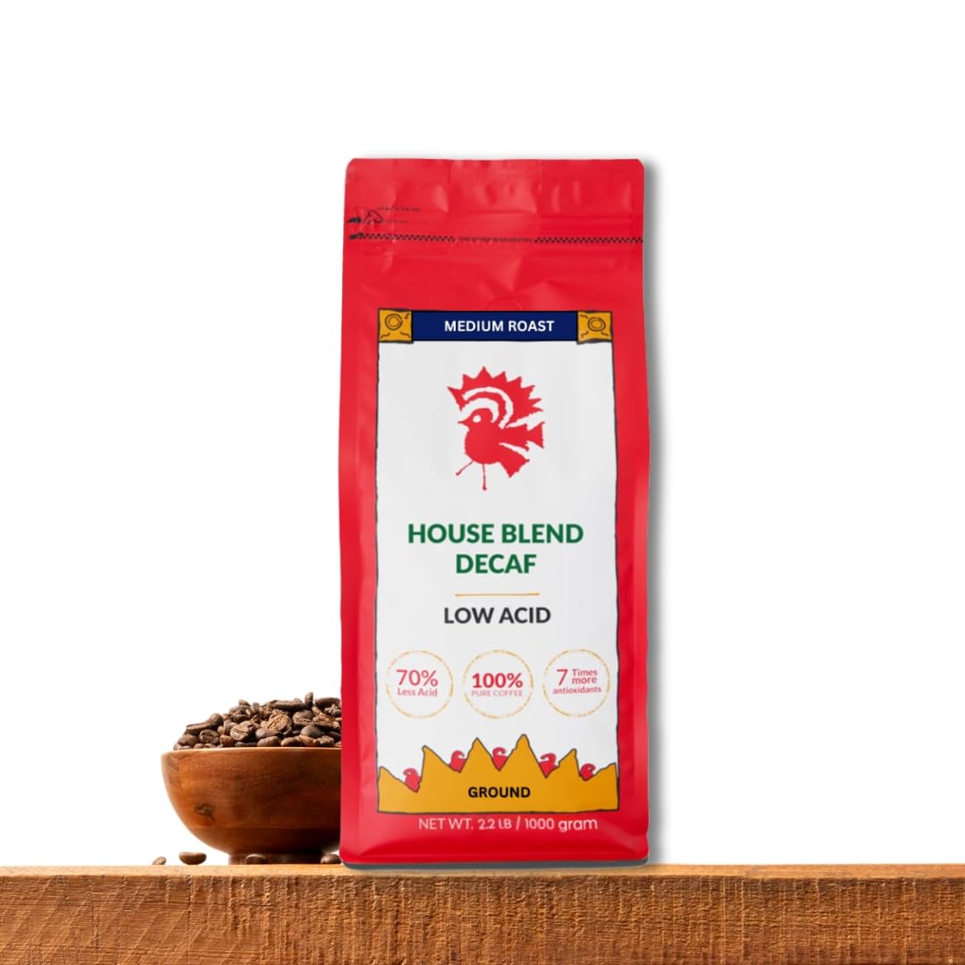 Puroast Low Acid Coffee Decaf - Smooth Flavor & Gut-Friendly