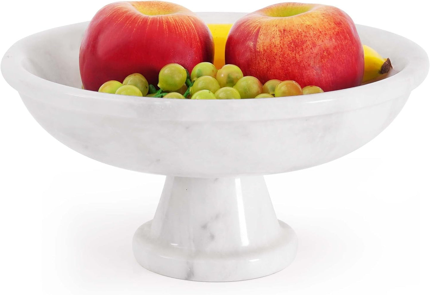 Radicaln Marble Fruit Bowl - Elegant 10 Inch Handmade Dish