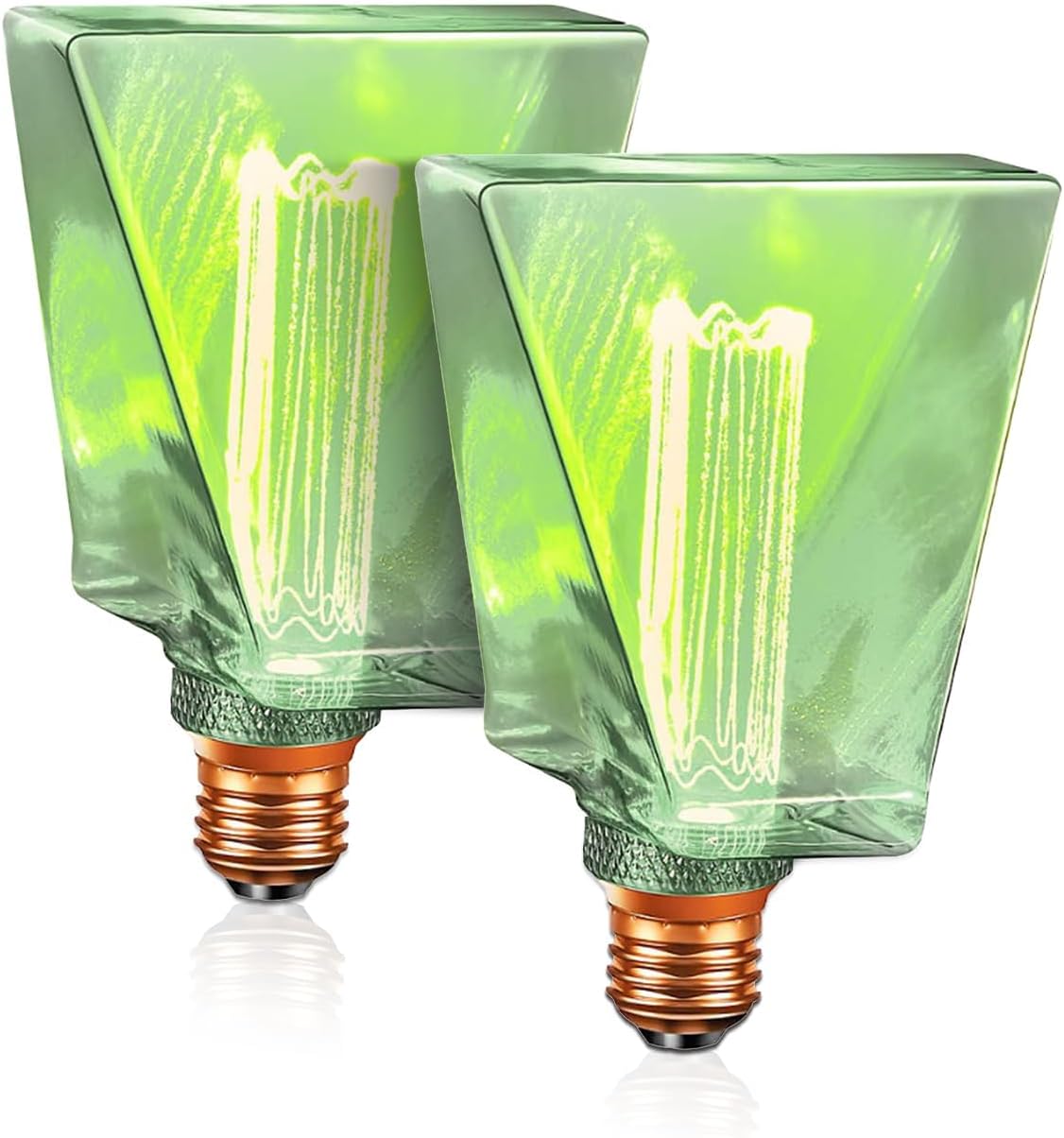 Next Glow Green Light Bulbs LED Vintage Decorative Light Bulb