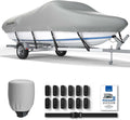 Bass Boat Cover 16-18.5ft Heavy Duty 900D Marine Grade - Waterproof