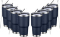 MEWAY 30oz Insulated Tumbler 8 Pack - Durable Cold & Hot Travel Cups