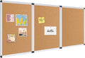 VIZ-PRO Cork Notice Board 24 x 18 in 3 Pack - Easy to Mount