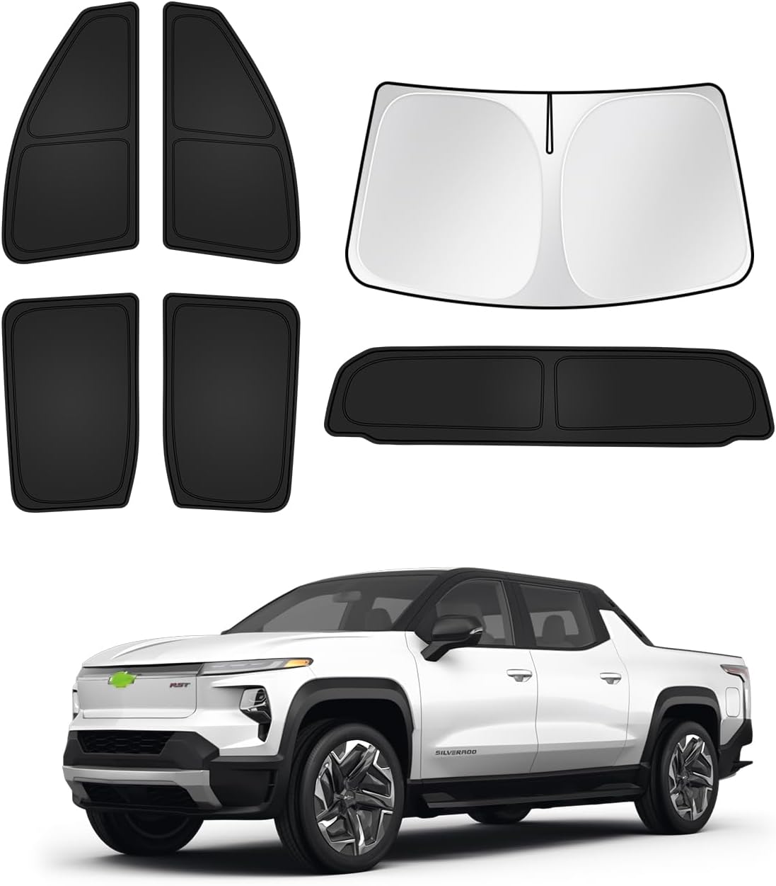 Sunshades for Chevrolet Silverado EV & GMC Sierra EV 2024 2026